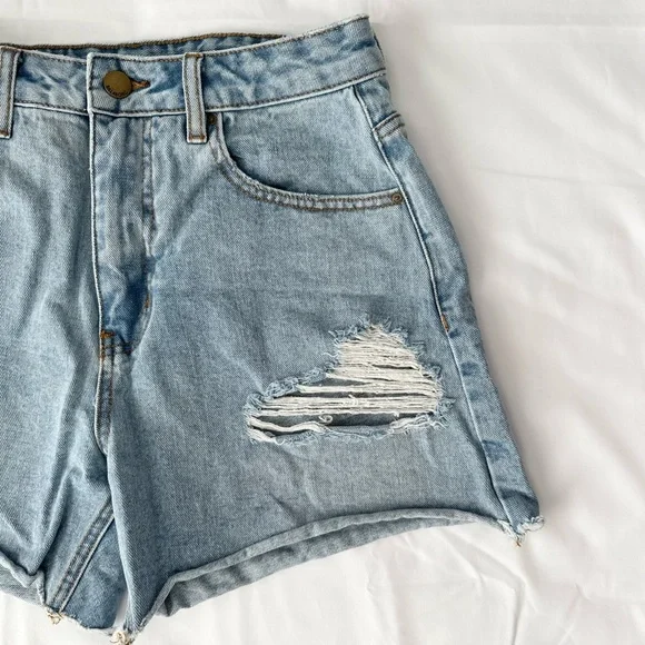Billabong Denim Distressed Shorts - Picture 6 of 8